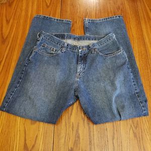 Wrangler Men's 32/30 Relax Straight Fit Blue Denim Jeans